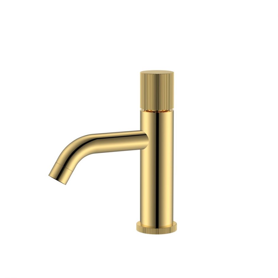 Однорычажный смеситель для раковины с ручкой Linea Boheme Stick 121 ФОТО