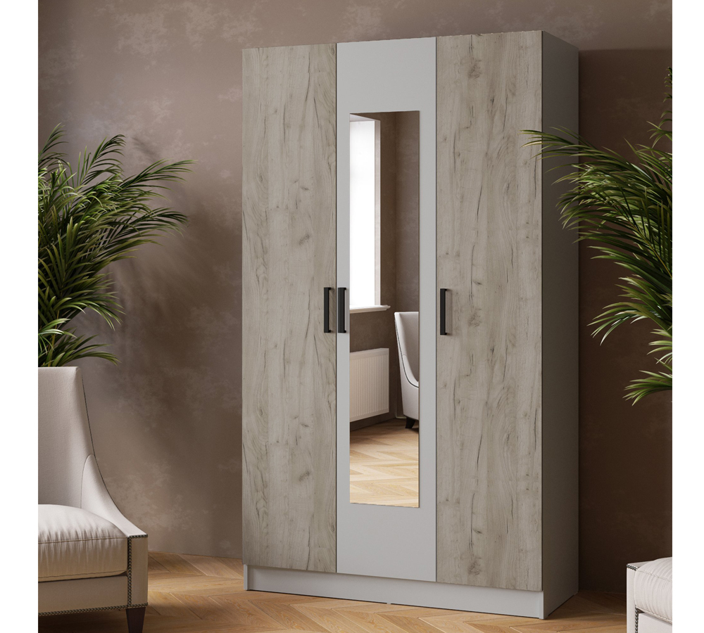 Шкаф комбинированный Ларс (1,2) с зеркалом