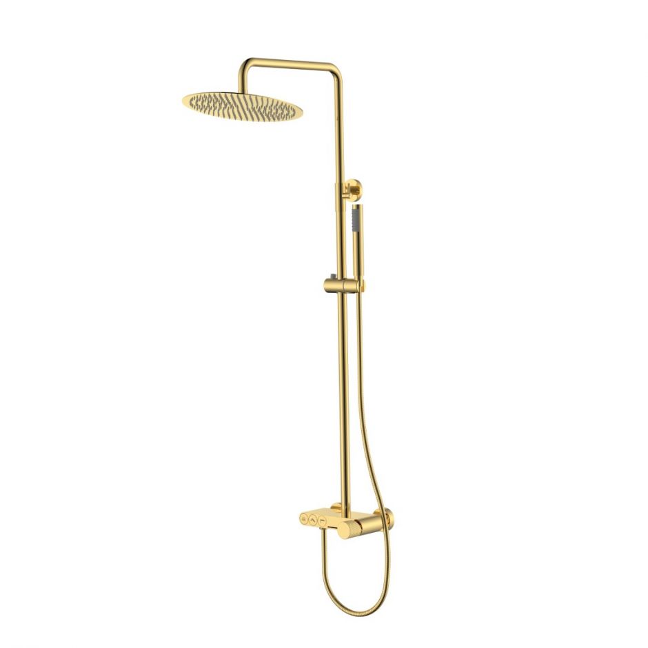 Душевая стойка однорычажная с ручкой Linea Boheme Stick 128 ФОТО