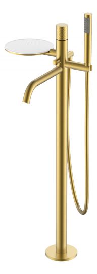 Напольный однорычажный смеситель с ручкой Diamond Boheme Stick 129 схема 10