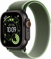 Часы Apple Watch Ultra 3 GPS + Cellular 49mm Black Titanium Case with Green/Neon Trail Loop (S/M)
