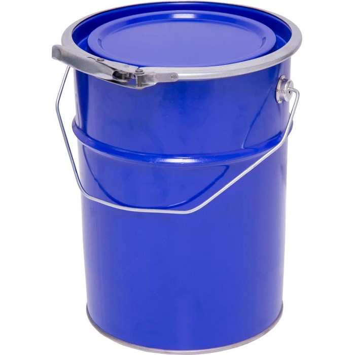 Profkolor Ведро металлическое крышка-обруч, цвет синий, 5л.