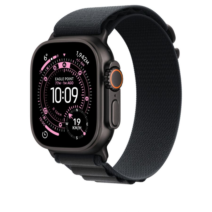 Часы Apple Watch Ultra 3 GPS + Cellular 49mm Black Titanium Case with Black Alpine Loop (S)