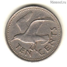 Барбадос 10 центов 1973