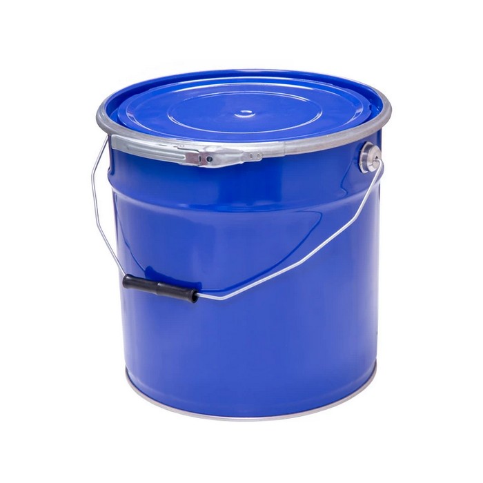 Profkolor Ведро металлическое, крышка-обруч, цвет синий, 18л. ВМо 18с