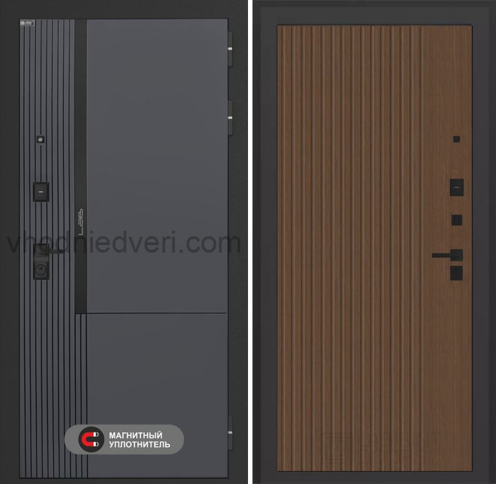 Входная дверь Лабиринт Лаб 2 Про - 29 Дуб кантри темный