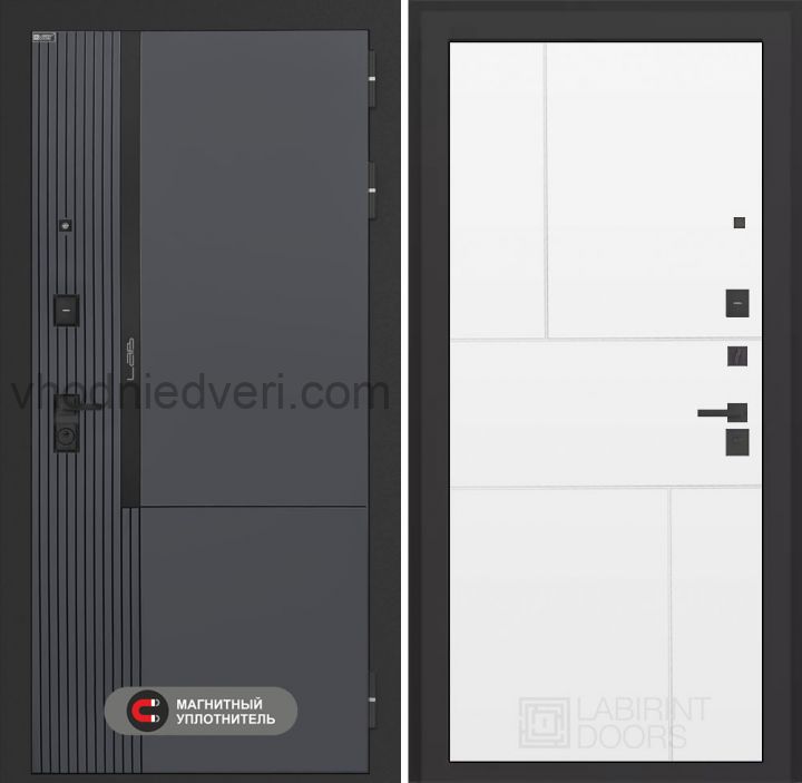 Входная дверь Лабиринт Лаб 2 Про - 21 Белый софт