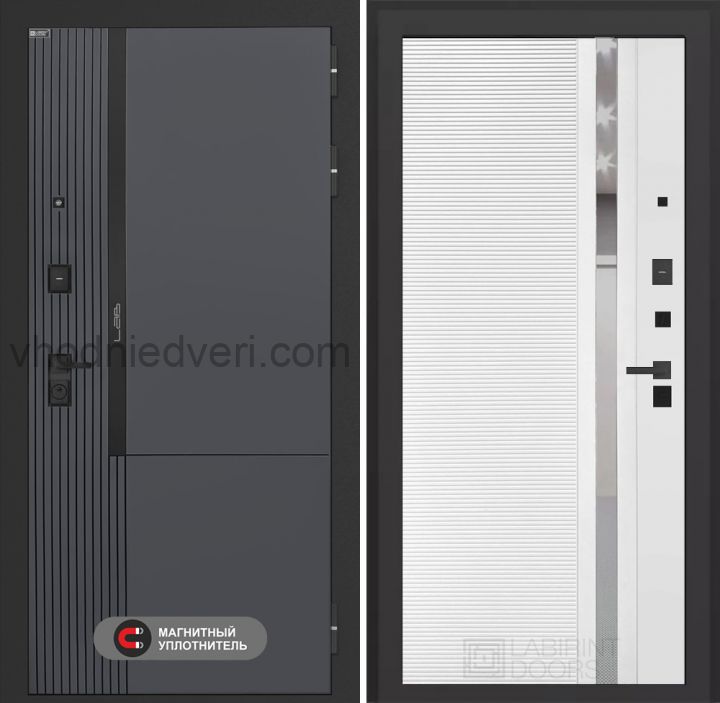 Входная дверь Лабиринт Лаб 2 Про - 31 Белый софт