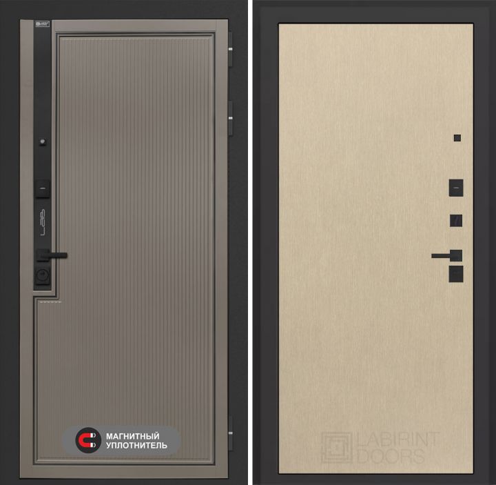 Входная дверь Лабиринт Лаб 1 Про - 05 Венге светлый