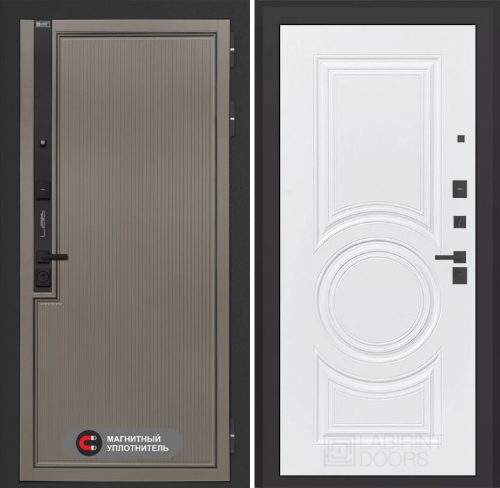 Входная дверь Лабиринт Лаб 1 Про - 23 Белый софт