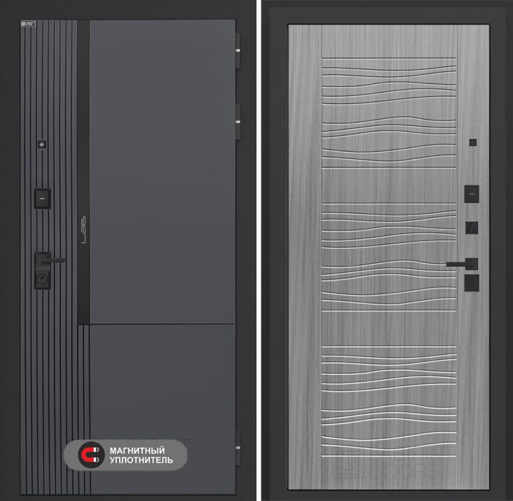 Входная дверь Лабиринт Лаб 2 Про - 06 Сандал серый