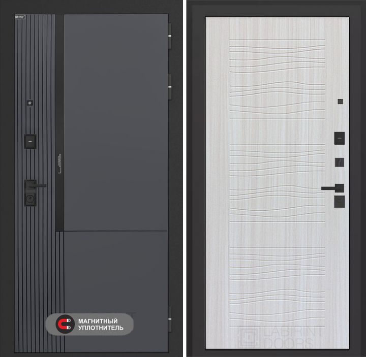 Входная дверь Лабиринт Лаб 2 Про - 06 Сандал белый