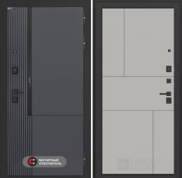 Входная дверь Лабиринт Лаб 2 Про - 21 Грей софт