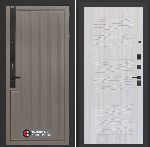 Входная дверь Лабиринт Лаб 1 Про - 06 Сандал белый