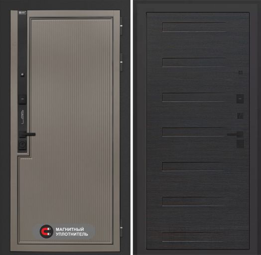 Входная дверь Лабиринт Лаб 1 Про - 14 Эковенге горизонтальный