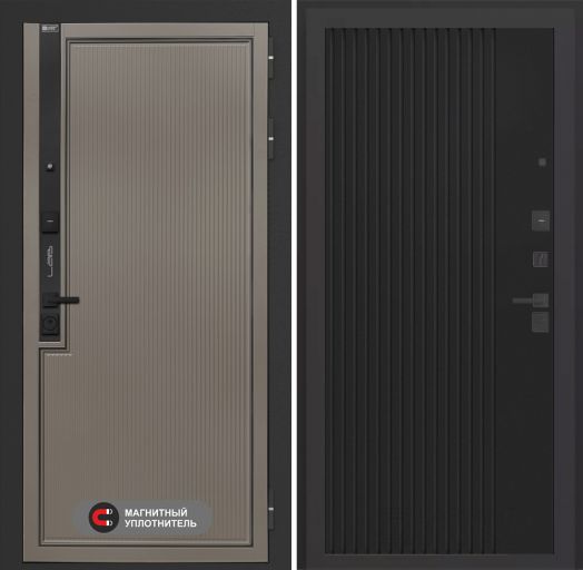 Входная дверь Лабиринт Лаб 1 Про - 29 Черный кварц