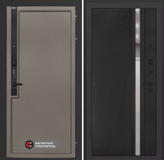 Входная дверь Лабиринт Лаб 1 Про - 31 Черный кварц