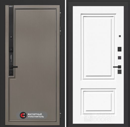 Входная дверь Лабиринт Лаб 1 Про - 26 Эмаль белая