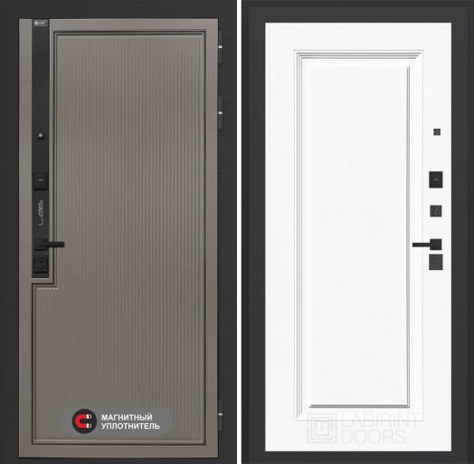 Входная дверь Лабиринт Лаб 1 Про - 27 Эмаль белая