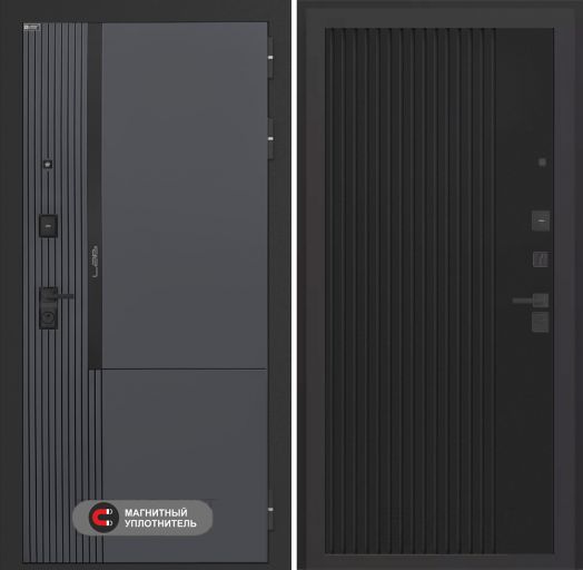 Входная дверь Лабиринт Лаб 2 Про - 29 Черный кварц