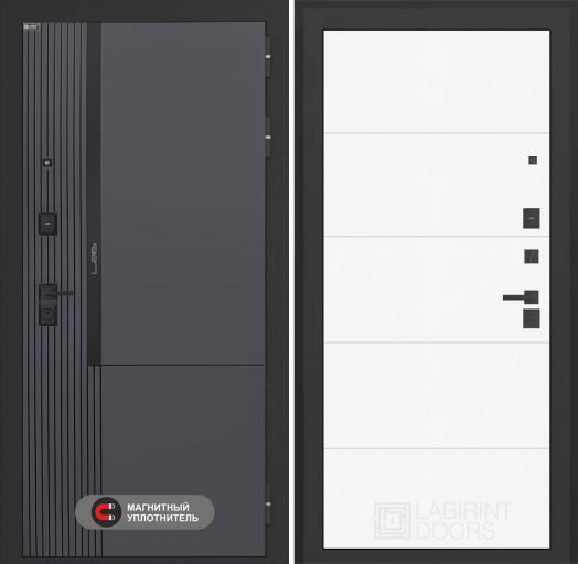 Входная дверь Лабиринт Лаб 2 Про - 13 Белый софт