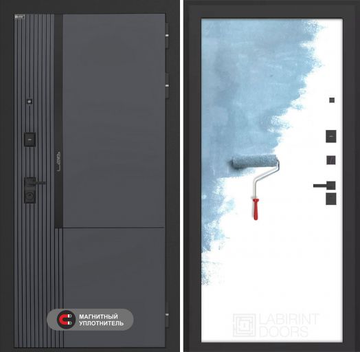 Входная дверь Лабиринт Лаб 2 Про - 28 Грунт под покраску
