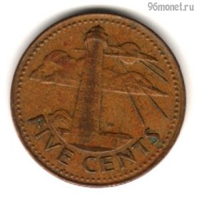 Барбадос 5 центов 1979