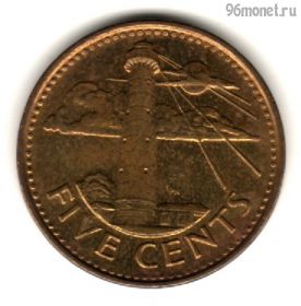 Барбадос 5 центов 2008