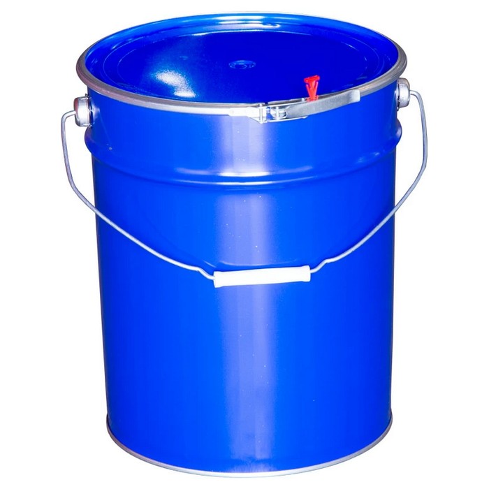 Profkolor Ведро металлическое крышка-обруч, цвет синий, 25л. ВМо 25с