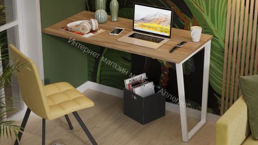 Стол письменный «Порто» - ТД-393.15.01 Белый, Яблоня Беллуно