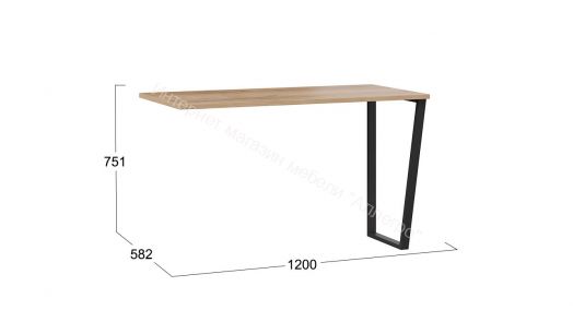 Шкаф комбинированный (366) «Порто» Исп.2 - ТД-393.07.20 Исп.2 Яблоня Беллуно, Графит софт