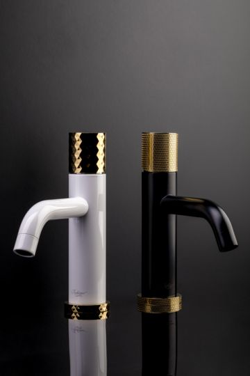 Высокий смеситель для раковины с ручкой Diamond Boheme Stick 122 схема 18