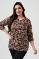 21621 Блузка [коричневый]