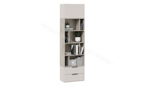 Шкаф комбинированный (366) «Порто» Исп.2 - ТД-393.07.20 Исп.2 Кашемир матовый, Баттл Рок, Кашемир сатин