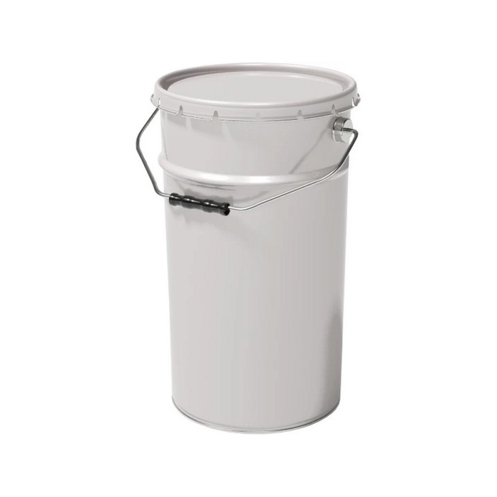 Profkolor Ведро металлическое крышка-корона, цвет белый, 7л. ВМк 7б