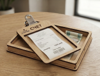 Счетница с держателем чека (прижим)