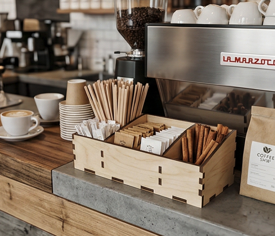 Держатель для мешалок и палочек (кофейня)