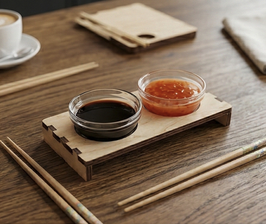 Подставка под соусники на 2 шт.