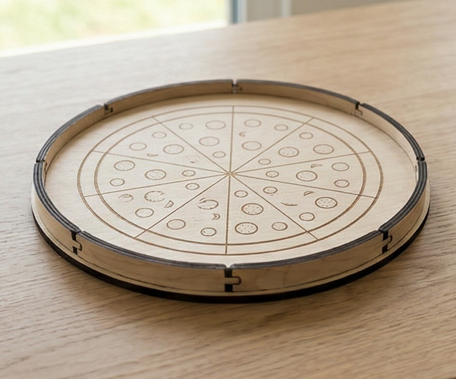 Доска для подачи пиццы (круглая)