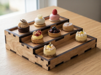 Поднос для подачи десертов (витрина)