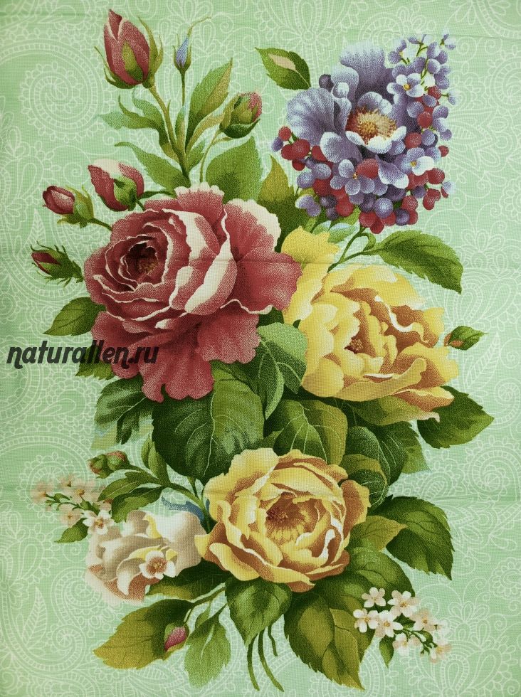 Полотенце кухонное "Букет роз"