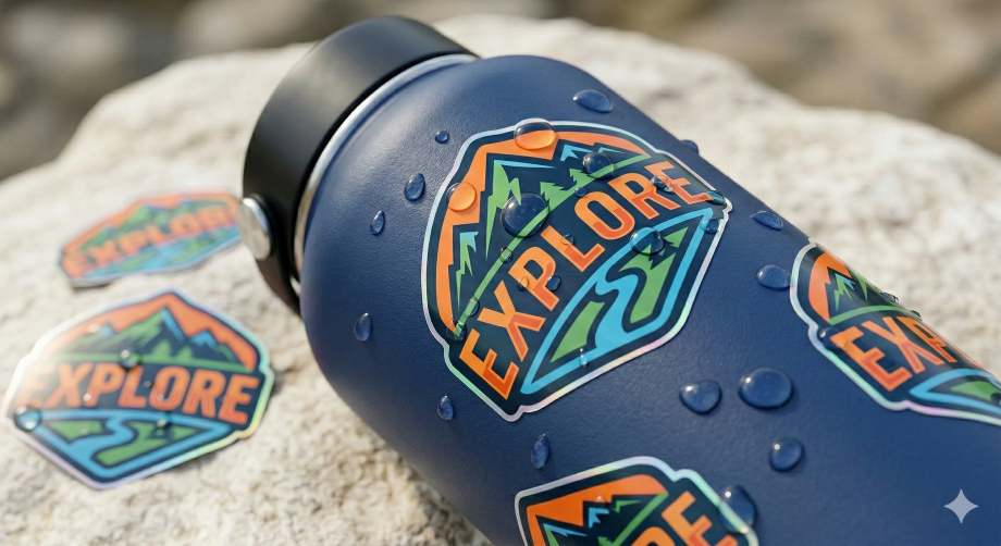 Наклейки виниловые водостойкие на заказ