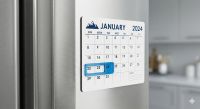 Магнит-календарь на холодильник на заказ