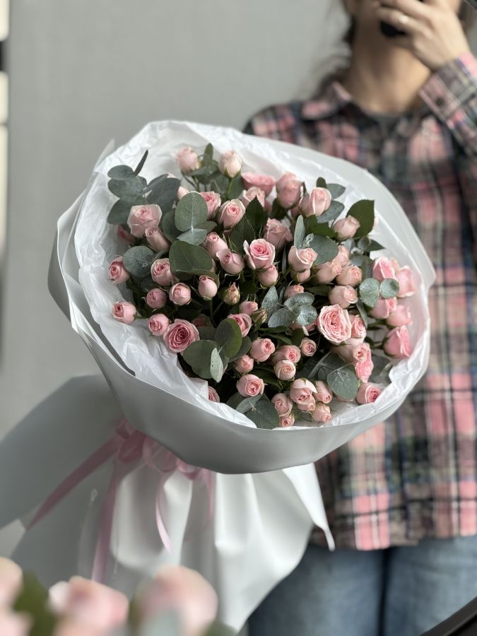 Букет Розовое счастье