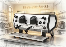 Кофемашина Sanremo PRO D8 2GR белая, черная