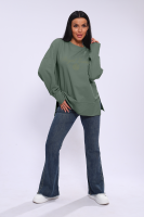 Лонгслив женский ЛЖ-013 [хаки]