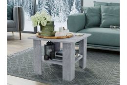Журнальный стол Лофт (ш550*г550*в430мм) цемент светлый