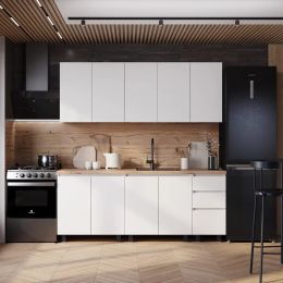 Кухонный гарнитур "Честер" 2,0 м Белый