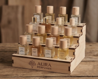 Стенд для масляных духов настольный на 16 флаконов