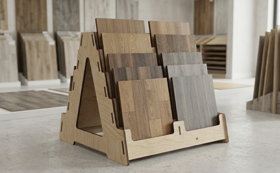 Стенд для образцов ламината/паркета напольный